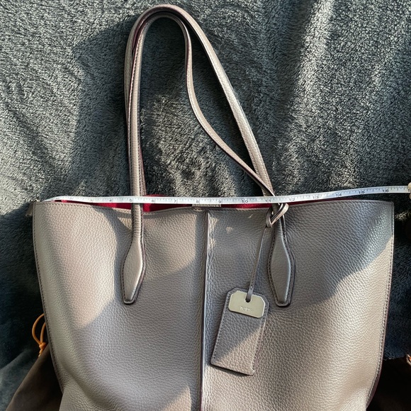 Tod’s Gray Genuine Leather Tote Bag - Picture 11 of 14